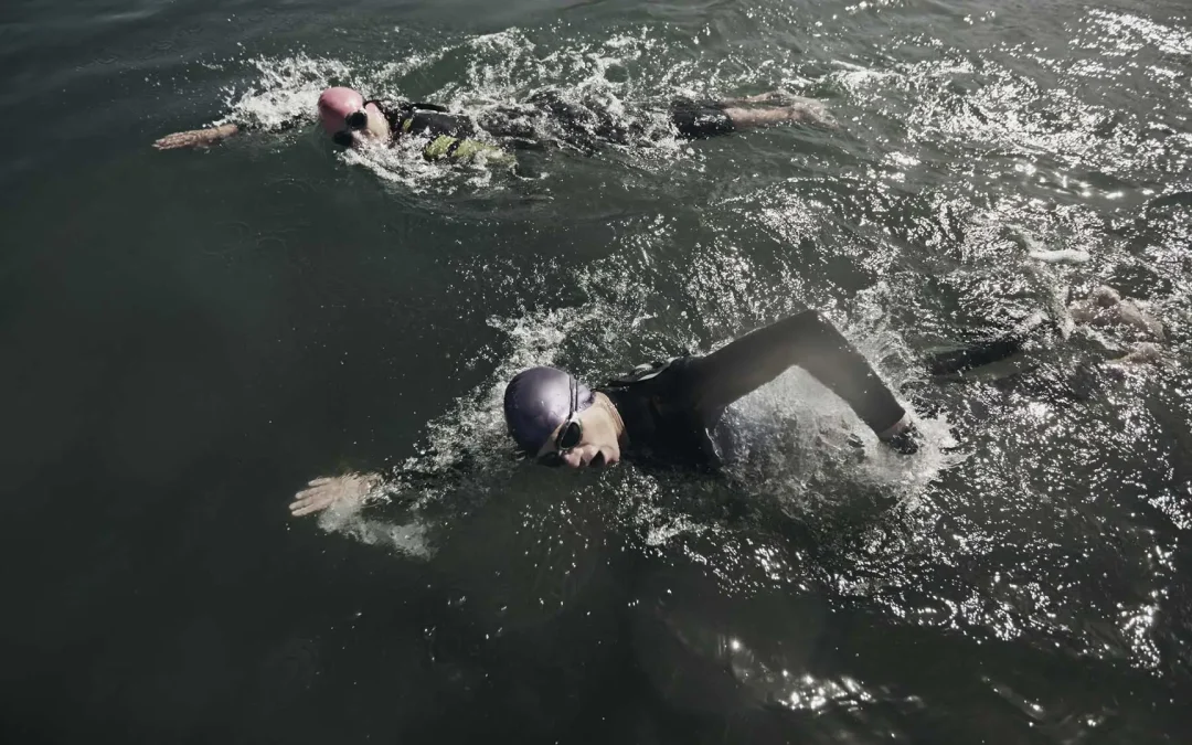 English Channel charity swim for Cancer Research UK