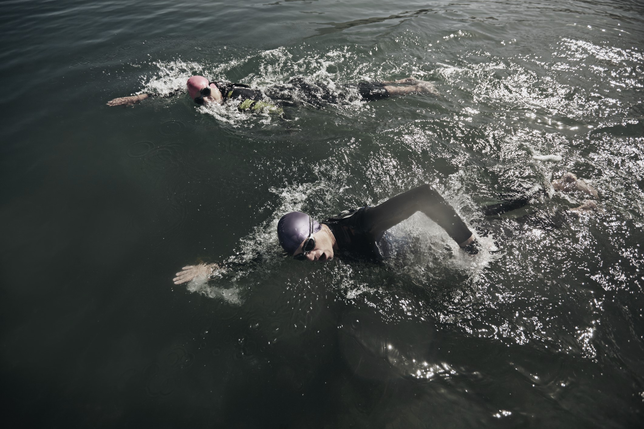 English Channel charity swim for Cancer Research UK