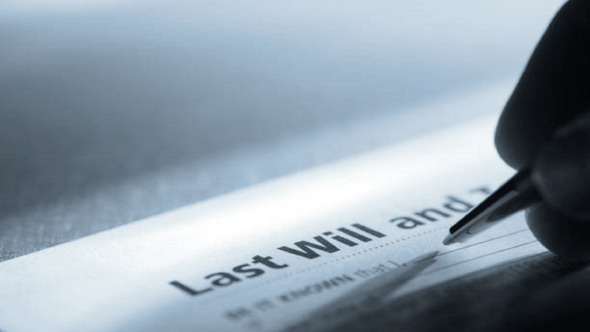 The importance of making a will